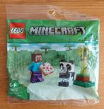 LEGO  - STEVE & BABYPANDA - MINECRAFT  - POLYBAG  - SEALED, Enlèvement ou Envoi, Neuf, Ensemble complet, Lego