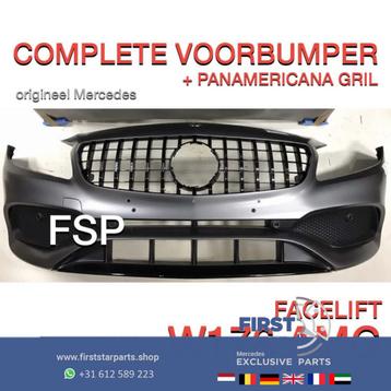 W176 Facelift AMG Voorbumper A45 Panamericana gril Mercedes 