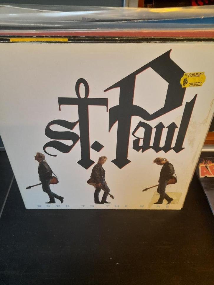 lp - st.paul - down to the wire - vak 13, Cd's en Dvd's, Vinyl | Rock, Gebruikt, Overige genres, 12 inch, Ophalen of Verzenden