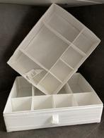 2 opbergdozen met vakken, Moins de 35 cm, Comme neuf, Enlèvement, Moins de 40 cm