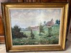 Peinture à l’huile signée-style impressionniste, Ophalen of Verzenden