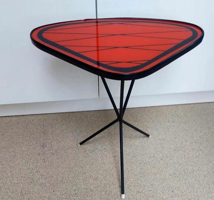 Tripod tafeltje jaren 50, Antiek en Kunst, Antiek | Meubels | Tafels, Ophalen of Verzenden