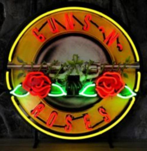 Guns N Roses neon en veel andere USA mancave gameroom neons, Collections, Marques & Objets publicitaires, Neuf, Table lumineuse ou lampe (néon)