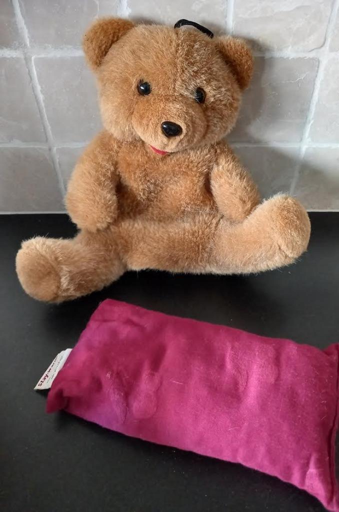 Knuffel kersenpitkussen hond of pittenzak 4 stuks, Kinderen en Baby's, Speelgoed | Knuffels en Pluche, Zo goed als nieuw, Hond