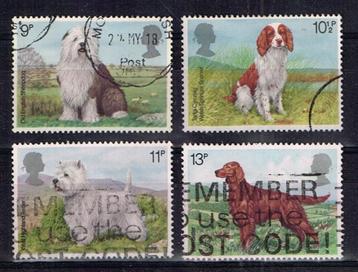 Postzegels uit Engeland  - K 4155 - honden beschikbaar voor biedingen