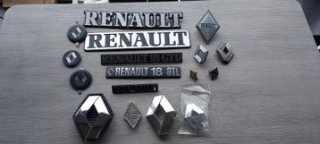 17 oude emblemen van Renault, aan weggeefprijs beschikbaar voor biedingen
