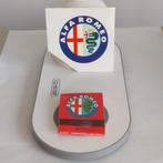 1 reclamesticker en 1 Alfa Romeo-luciferhoesje, Verzamelen, Verzenden, Zo goed als nieuw