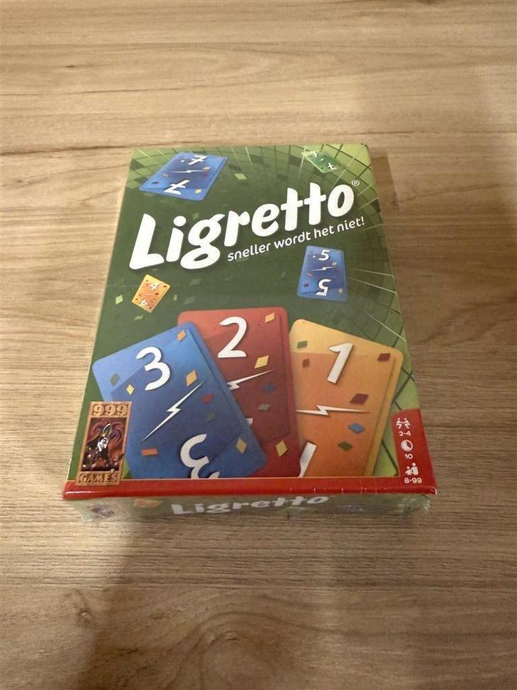 Ligretto sneller word het niet - 999 games - s3244, Hobby & Loisirs créatifs, Jeux de société | Jeux de plateau, Comme neuf, Envoi