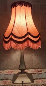 Vintage lamp+tinnen lamp+tafellamp+tinnen standaard, Ophalen