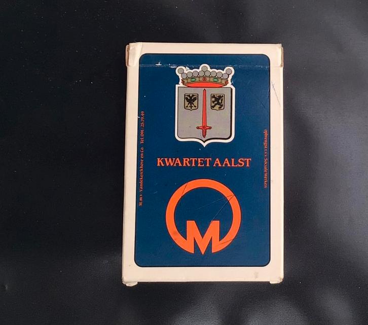 Speelkaarten Kwartet Aalst., Verzamelen, Speelkaarten, Jokers en Kwartetten, Zo goed als nieuw, Speelkaart(en), Ophalen of Verzenden
