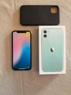Apple iPhone 11 64gb met hoesje en doos, Telecommunicatie, Mobiele telefoons | Apple iPhone, Zo goed als nieuw, 64 GB, Groen, IPhone 11