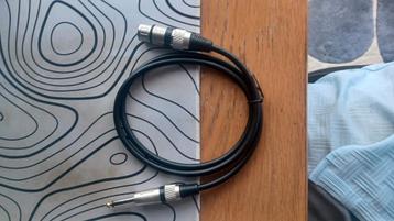 Câble micro XLR vers jack 1/4", Musique & Instruments, Enlèvement ou Envoi, Neuf, Micro