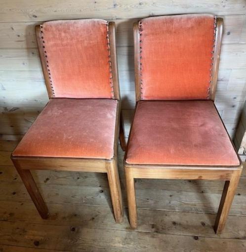 2 Antieke eiken stoelen, Antiek en Kunst, Antiek | Meubels | Stoelen en Sofa's, Ophalen