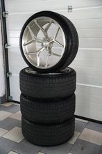 Jantes 22 Forgées + Pneus 10.5x22 5x112 AUDI RS6 RS7 RSQ8, Enlèvement, Jante(s)