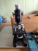 VINTAGE HRC MICROSCOPE  POUR DÉCO OU EXPO., Audio, Tv en Foto, Optische apparatuur | Microscopen, Ophalen of Verzenden