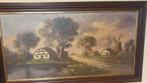 Olieverf schilderij H. Slock 1, Antiek en Kunst, Ophalen of Verzenden