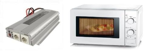 Omvormer 24V naar 230V 1500/1700 Watt + Magnetron 700 W, Auto-onderdelen, Elektronica en Kabels, Universele onderdelen, Nieuw