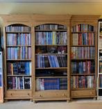 Bibliothèque en pin massif démontable L235 x H220 cm. vide, Maison & Meubles, Comme neuf, Avec tiroir(s), 200 cm ou plus, 25 à 50 cm