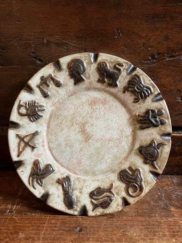 Assiette murale grès Armogres Bouffioulx, Antiek en Kunst, Antiek | Keramiek en Aardewerk, Ophalen of Verzenden