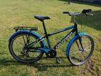 jongensfiets blauw/zwart 24 inch, Fietsen en Brommers, Ophalen, Oxford, Handrem, Gebruikt