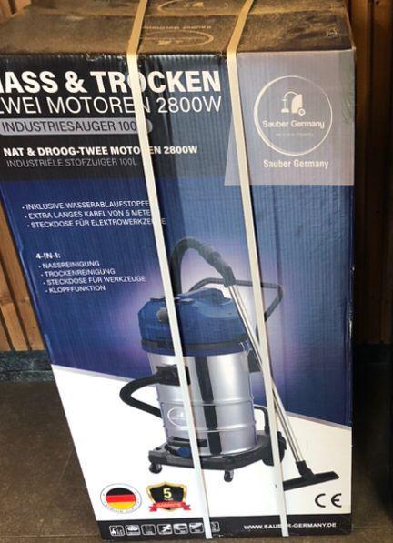 Industriële Nat- & Droogzuiger 2800W  (Nieuw in doos), Electroménager, Aspirateurs, Neuf, Aspirateur, Enlèvement ou Envoi