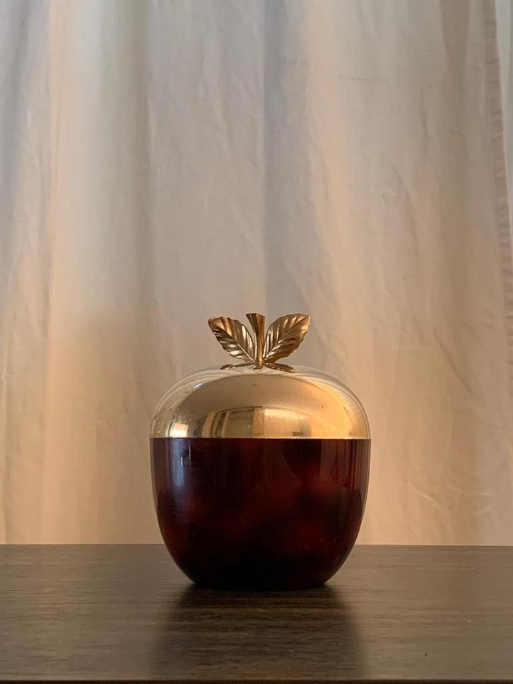 Rare Seau à Glaçons Pomme WOLF SIGODELUXE Vintage, Antiquités & Art, Antiquités | Accessoires de maison, Enlèvement ou Envoi