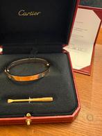 Cartier Love armband rose goud maat 16 compleet, Ophalen, Zo goed als nieuw, Roze, Goud