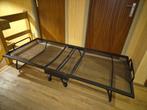Opklapbed: Inklapbaar bed met matras en topper, 90x200cm, Huis en Inrichting, Ophalen, 90 cm, Eenpersoons, Zwart