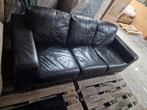 3 zit leder zetel 40 €, Huis en Inrichting, Ophalen, Zo goed als nieuw
