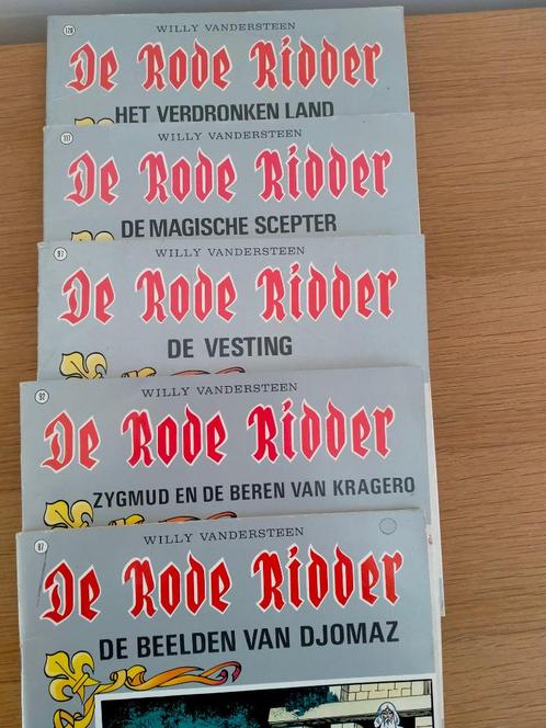 5 strips De Rode Ridder, Boeken, Stripverhalen, Gelezen, Meerdere stripboeken, Ophalen of Verzenden