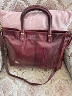 Dior bordeaux vintage snake skin tas, Handtassen en Accessoires, Tassen | Damestassen, Ophalen of Verzenden, Gebruikt