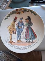 Oud wandbord Alsace - Lorraine van Sarreguemines, Antiek en Kunst, Ophalen of Verzenden