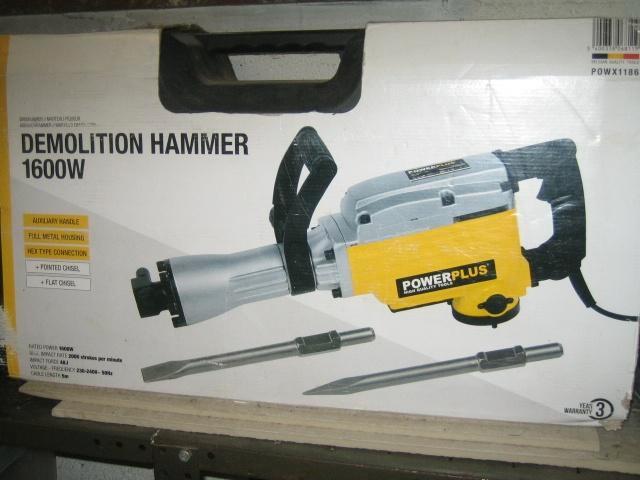 Breekhamer 1600W, Doe-het-zelf en Bouw, Gereedschap | Boormachines, Ophalen of Verzenden