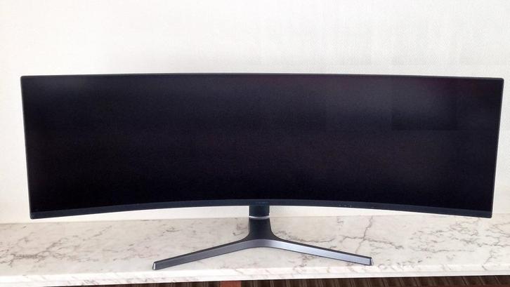 Samsung 49" Odyssey QLED G9 DQHD 120Hz, Computers en Software, Monitoren, Gebruikt, 101 t/m 150 Hz, DisplayPort, HDMI, Gaming