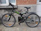 Black folding MTB (mountain bike) vouwfiets 26", Fietsen en Brommers, 20 inch of meer, Heren, Versnellingen, Zo goed als nieuw