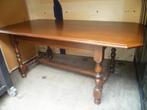 MASSIEF EIKEN TAFEL + 6 EIKEN STOELEN, Antiek en Kunst, Ophalen of Verzenden