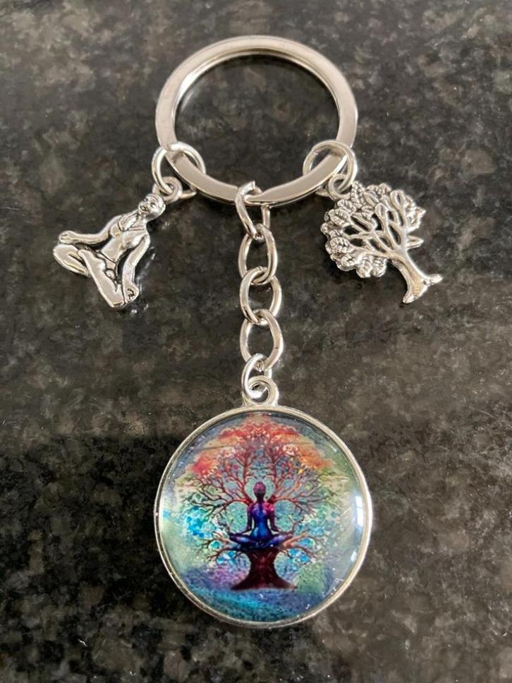 BOEDDHISTISCHE SLEUTELHANGER 8,5 cm NIEUW, Verzamelen, Sleutelhangers, Nieuw, Overige typen, Ophalen of Verzenden