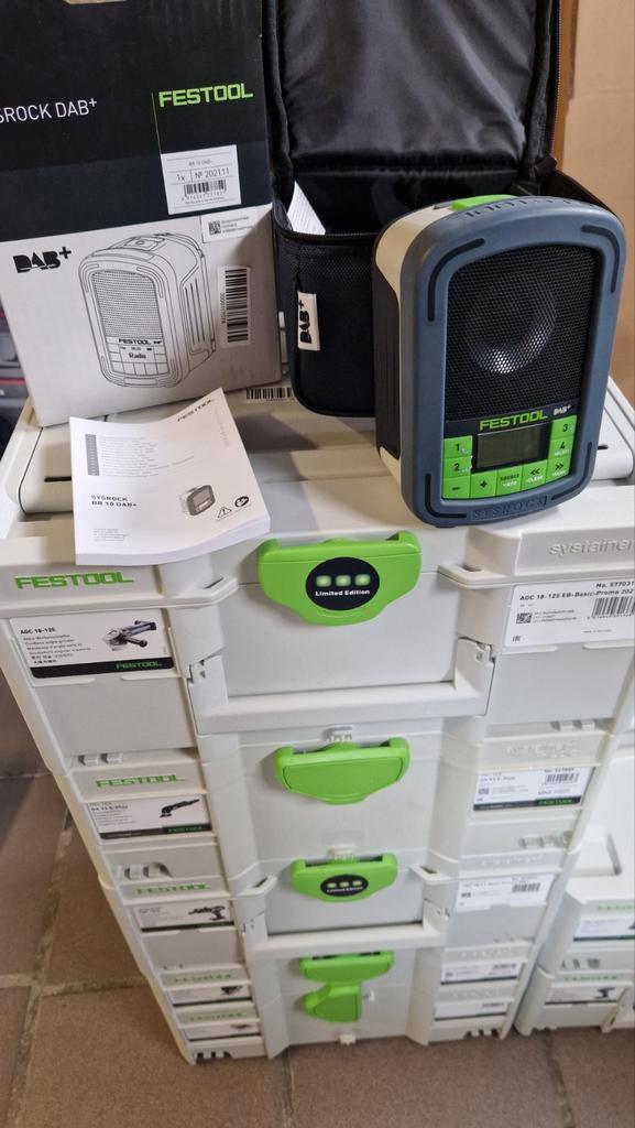 Festool 202111 SYSROCK BR10 DAB+ Bouwplaats Radio, Audio, Tv en Foto, Tuners, Nieuw, Ophalen of Verzenden