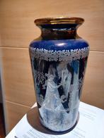Vase grec 37cm bleu et or, Enlèvement