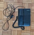 Téléphone fixe noir, Utilisé, Enlèvement ou Envoi