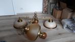 Lustre de billard double en laiton, Huis en Inrichting, Ophalen