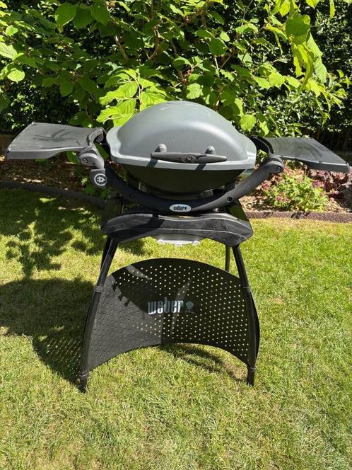 Weber Q1400 elektrische BBQ met onderstel, Tuin en Terras, Elektrische barbecues, Gebruikt, Ophalen