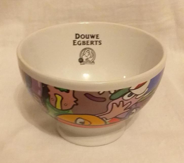 kom Douwe Egberts Meissen, Verzamelen, Merken en Reclamevoorwerpen, Zo goed als nieuw, Verpakking, Ophalen of Verzenden