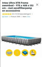 piscine intex ultra 975 x 488 x 132 cm + accessoires, Jardin & Terrasse, 120 cm ou plus, 300 cm ou plus, Rectangulaire, Enlèvement