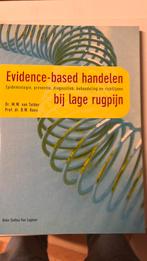 M.W. van Tulder - Evidence-based handelen bij lage rugpijn, Boeken, Ophalen, M.W. van Tulder; B.W. Koes