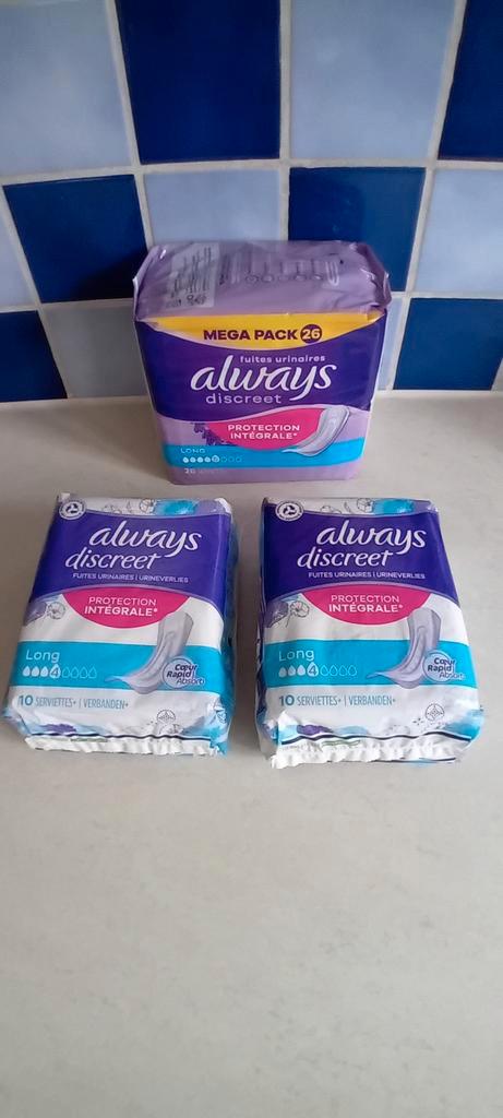 Always Discreet „lange” blaaslekkussens, Handtassen en Accessoires, Uiterlijk | Lichaamsverzorging, Nieuw, Overige typen, Ophalen of Verzenden