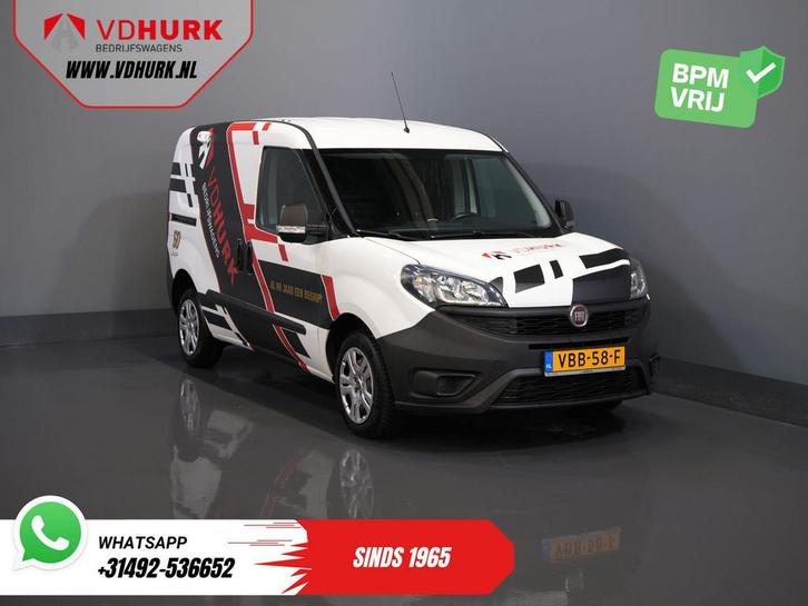 Fiat Doblò Cargo 1.3 MJ BPM VRIJ! (DEMO) NL Auto/ Airco/ Blu, Auto's, Bestelwagens en Lichte vracht, Bedrijf, ABS, Airconditioning