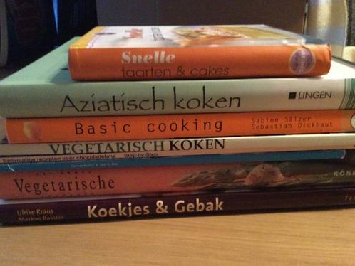 Kookboeken (8 stuks), Boeken, Kookboeken, Zo goed als nieuw, Vegetarisch, Ophalen of Verzenden