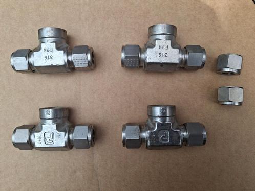 Parker 316 RVS HD knelkoppelingen M12FBT1/2N-316, Doe-het-zelf en Bouw, Buizen en Afvoer, Nieuw, Overige typen, Overige materialen