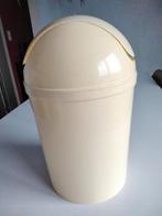 Kunststof vuilnisbak van 6 liter met draaibaar deksel., Kunststof, Gebruikt, Ophalen of Verzenden, Minder dan 10 liter